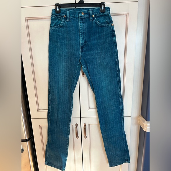 Wrangler vintage teal jeans size 9/36 - Picture 2 of 5